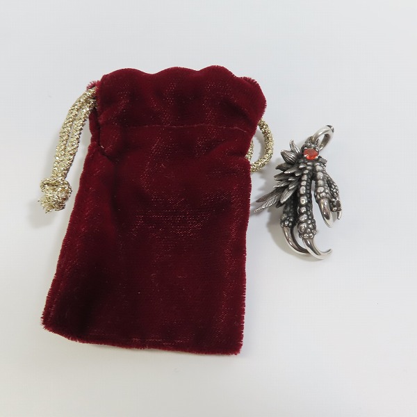 実際に弊社で買取させて頂いたBloody Mary/ブラッディマリー ナイトレイブンペンダント w/ファイヤーオパールの画像 8枚目