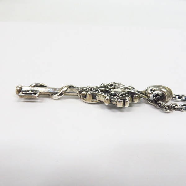 実際に弊社で買取させて頂いたDEAL DESIGN/ディールデザイン レイドスネーク ペンダント/ネックレス クロスチャーム チェーンセットの画像 2枚目