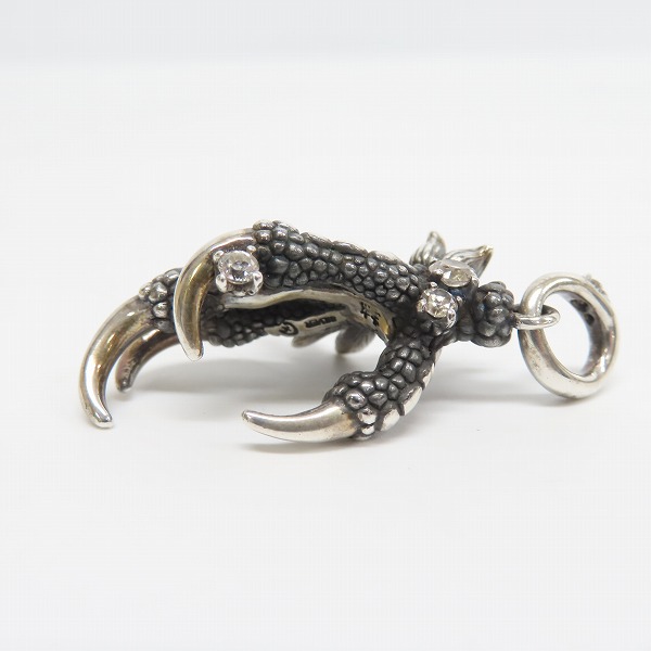 実際に弊社で買取させて頂いたBloody Mary/ブラッディマリー ナイトレイヴンペンダント ホワイトトパーズの画像 3枚目