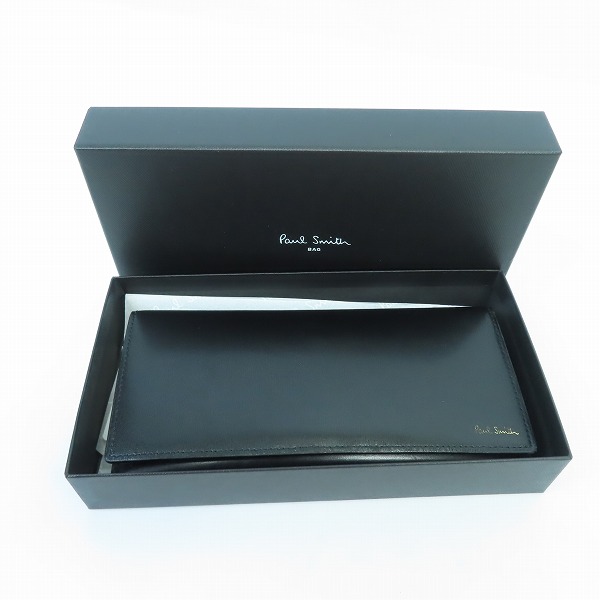 実際に弊社で買取させて頂いたPaulSmith/ポールスミス シティエンボス レザーフラップ 長財布 863-843 P306の画像 7枚目