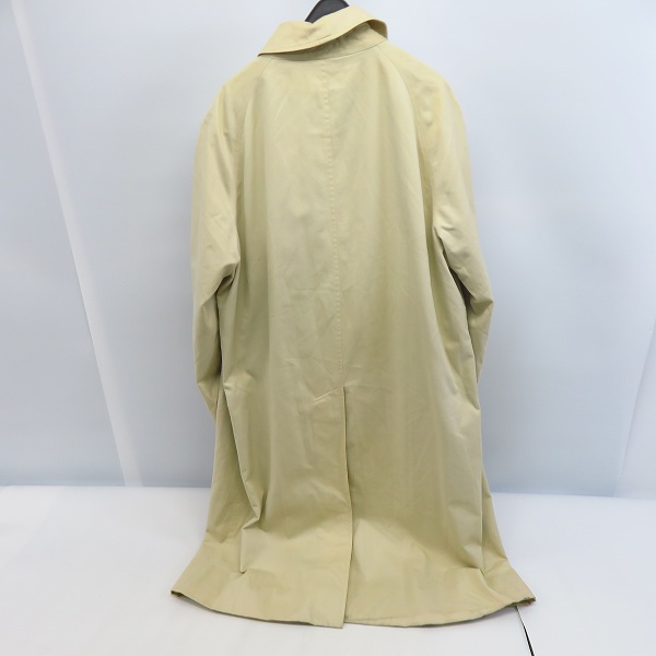 実際に弊社で買取させて頂いたBurberrys/バーバリーズ 裏地チェック柄 ロング丈 ステンカラーコート/52の画像 1枚目