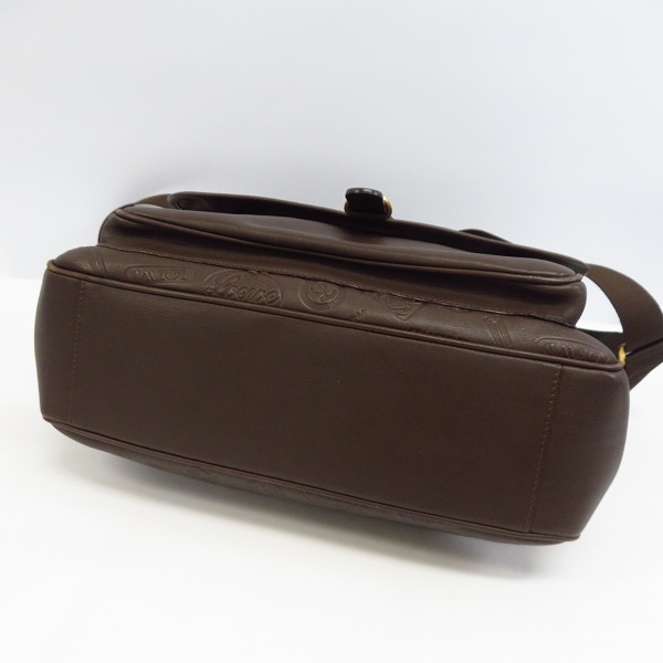 実際に弊社で買取させて頂いたLOEWE/ロエベ 160 ANIVERSARIO 160周年 ロゴ型押し レザーショルダーバッグの画像 2枚目