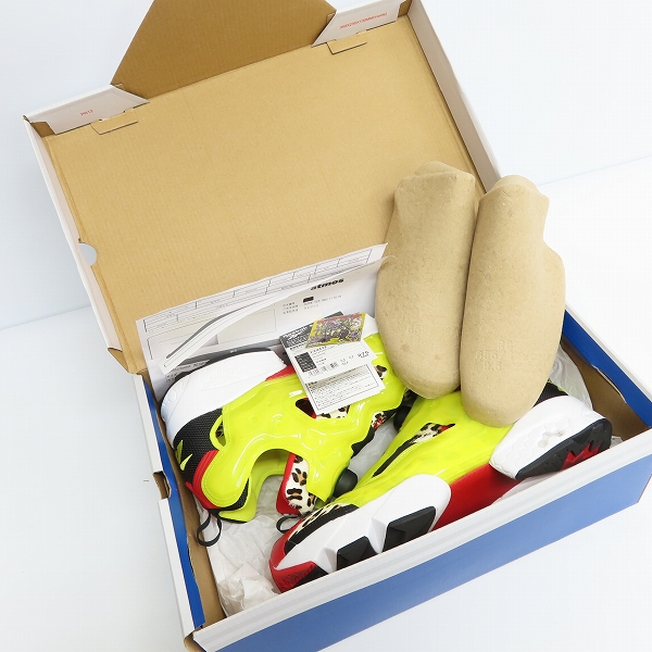 実際に弊社で買取させて頂いたReebok×atmos/リーボック×アトモス INSTAPUMP FURY CITRON ANIMAL FZ4432/27.5の画像 9枚目
