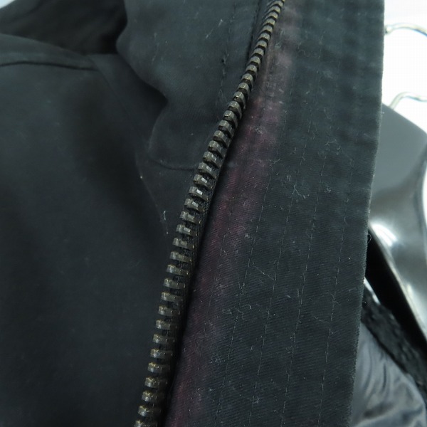 実際に弊社で買取させて頂いたDIET BUTCHER SLIM SKIN/ダイエットブッチャースリムスキン 部分馬革　ブルゾンジャケット/1の画像 6枚目