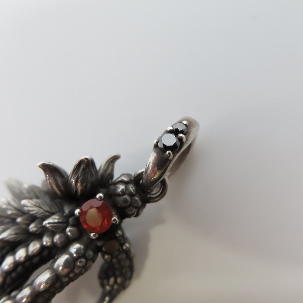 実際に弊社で買取させて頂いたBloody Mary/ブラッディマリー ナイトレイブンペンダント w/ファイヤーオパールの画像 6枚目