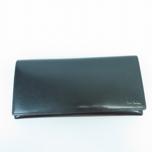 実際に弊社で買取させて頂いたPaulSmith/ポールスミス シティエンボス レザーフラップ 長財布 863-843 P306