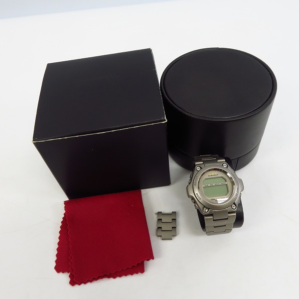 実際に弊社で買取させて頂いたG-SHOCK/Gショック MR-G メタルバンド MRG-100T-8【動作未確認】の画像 5枚目