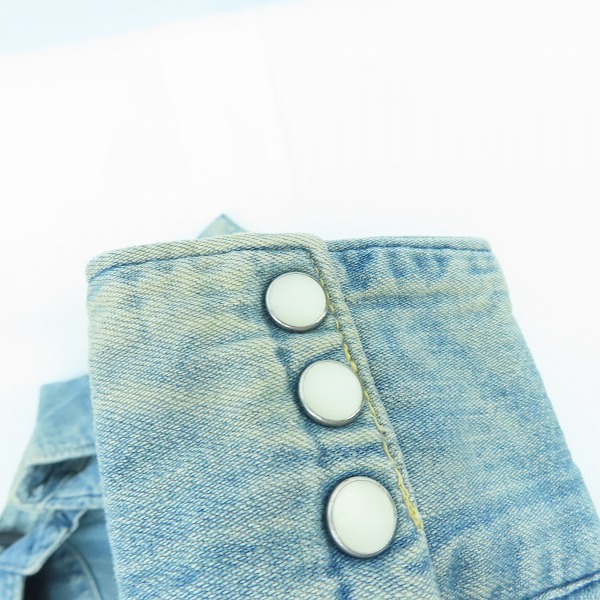 実際に弊社で買取させて頂いたBLUE BLUE/ブルーブルー デニム ウエスタンシャツ/0/XSの画像 6枚目