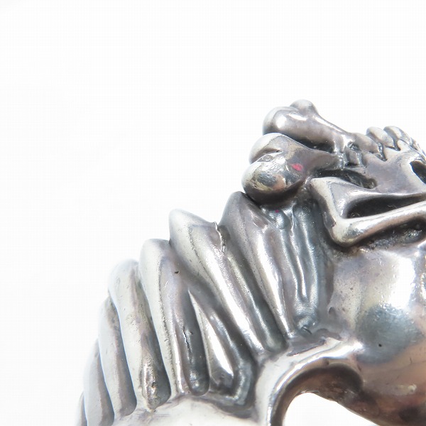 実際に弊社で買取させて頂いた【ギャラ付】THIRTEEN DESIGNS/サーティーンデザインズ FLYING SKULL Bangle/フライング スカル バングルの画像 8枚目