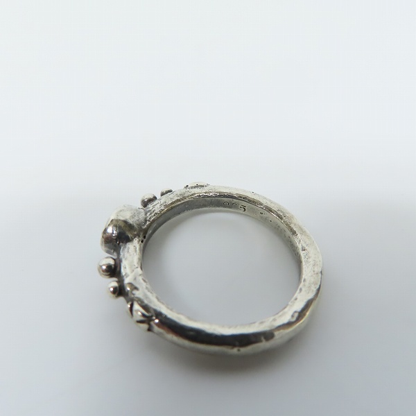 実際に弊社で買取させて頂いた【ギャラ付き】Loree Rodkin/ローリーロドキン TINY MEDIEVAL OVAL BEZEL CROSS BANDリングwブルートパーズ 9号の画像 5枚目