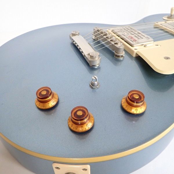 実際に弊社で買取させて頂いた★Epiphone/エピフォン Les Paul Standard/レスポール スタンダード メタリックブルー ギグケース付 の画像 6枚目