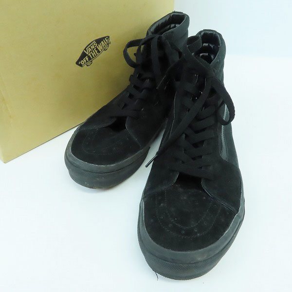 実際に弊社で買取させて頂いたVANS/バンズ SK8-HI/スケートハイ ハイカットスニーカー ブラック/黒 V38-47RB 303351-0003/28.0の画像 0枚目
