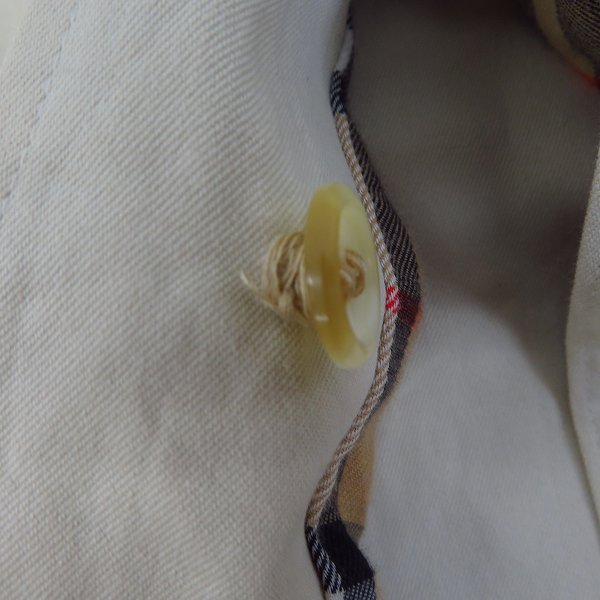 実際に弊社で買取させて頂いたBurberrys/バーバリーズ 裏地チェック柄 ロング丈 ステンカラーコート/52の画像 7枚目