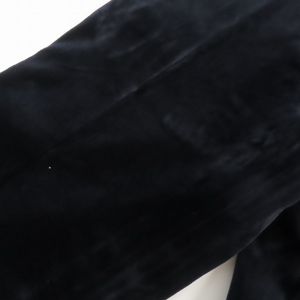 実際に弊社で買取させて頂いたKNOTT/ノット TOMORROWLAND/トゥモローランド ベロア セットアップスーツ ネイビー/Oの画像 7枚目