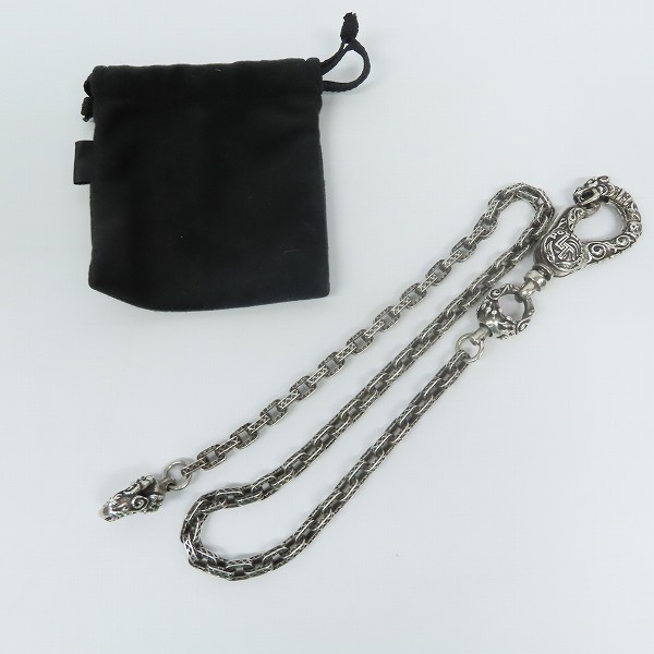 実際に弊社で買取させて頂いたLEATHERS AND TREASURES/レザーズアンドトレジャーズ ケルティックタイガー ウォレットチェーンの画像 8枚目