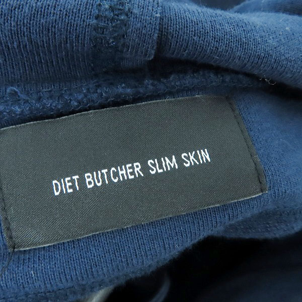 実際に弊社で買取させて頂いたDIET BUTCHER SLIM SKIN/ダイエットブッチャースリムスキン スウェットパーカー/1の画像 2枚目