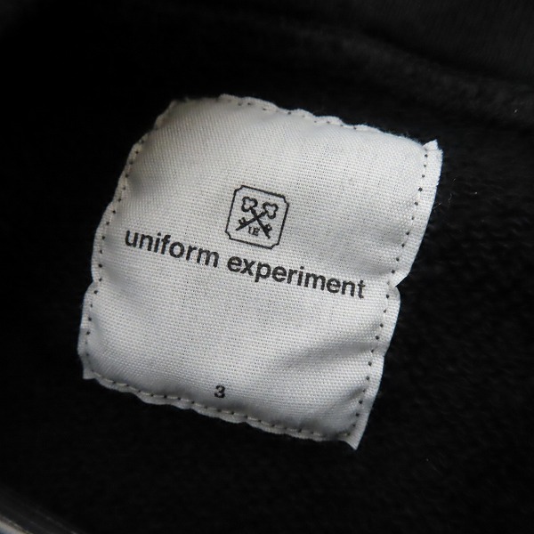 実際に弊社で買取させて頂いたUNIFORM EXPERIMENT/ユニフォームエクスペリメント 21SS MEMOIRES ASGER JORN/UE:FRAGMENT パーカー UE-210006/3の画像 2枚目