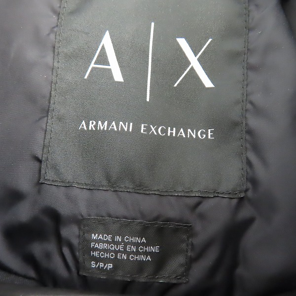 実際に弊社で買取させて頂いたARMANI EXCHANGE/アルマーニエクスチェンジ  QUILTED FRONT BOMBER JACKET/ナイロン切り替え ジャケット 3YZBBA ZJL5Z/Sの画像 2枚目