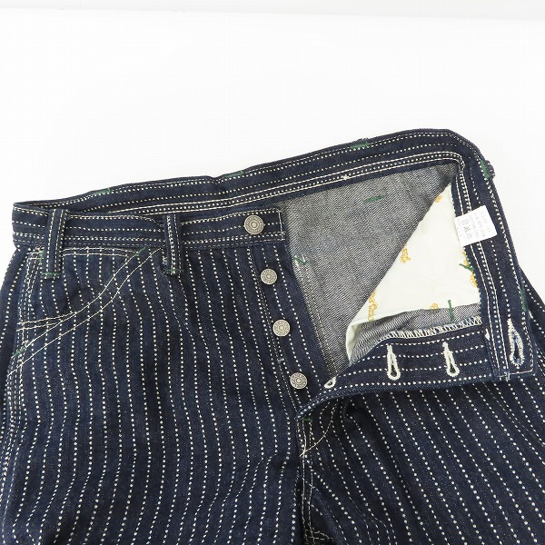 実際に弊社で買取させて頂いたTHE FLAT HEAD/フラットヘッド ウォバッシュ ペインターパンツ WPN-03W/32の画像 2枚目