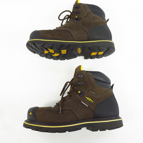 実際に弊社で買取させて頂いたKEEN/キーン WATERPROOF/防水 ブーツ ブラウン/27の画像 3枚目