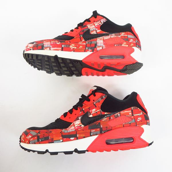 実際に弊社で買取させて頂いたNIKE×atmos/ナイキ×アトモス AIR MAX 90 PRNT エアマックス WE LOVE NIKE AQ0926-001/26.0の画像 3枚目