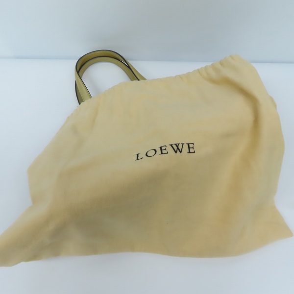 実際に弊社で買取させて頂いたLOEWE/ロエベ ヘリテージ レザー ボーリング/ボストンバッグ  ゴールドの画像 6枚目