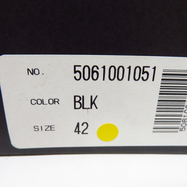 実際に弊社で買取させて頂いたalfredoBANNISTER/アルフレッド バニスター レザー 装飾 ドレスシューズ/42の画像 9枚目