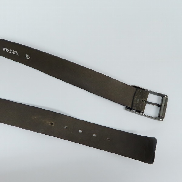 実際に弊社で買取させて頂いたARMANI JEANS/アルマーニ ジーンズ エンボス加工 レザーベルトの画像 3枚目