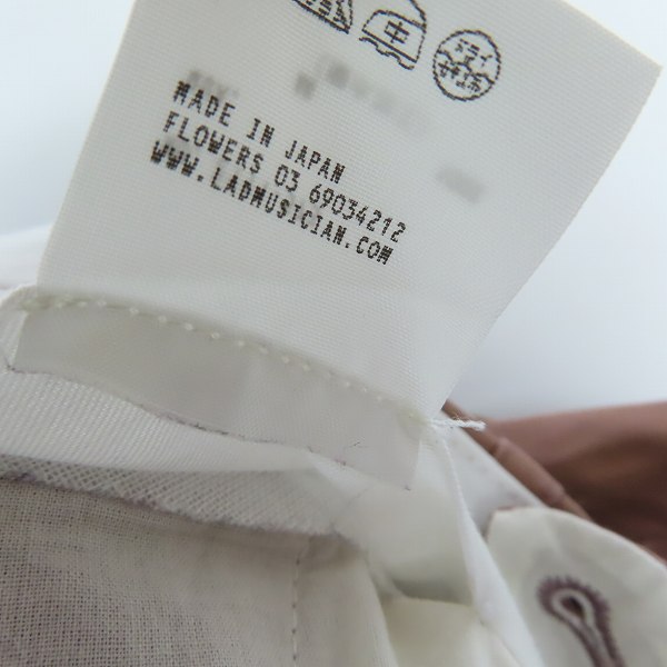 実際に弊社で買取させて頂いたLAD MUSICIAN/ラッドミュージシャン パンツ 2111-573 44の画像 4枚目