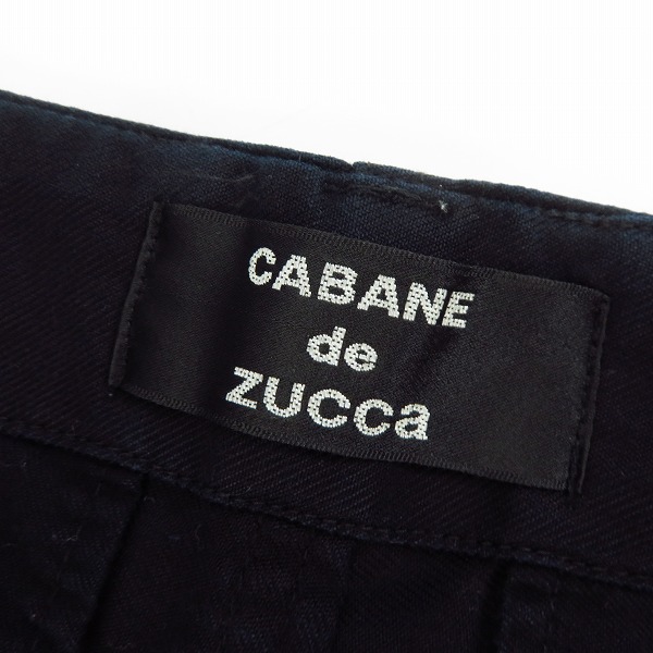 実際に弊社で買取させて頂いたCABANE de ZUCCa /カバンドズッカ カーゴパンツ ブラック CZ04FF504/Mの画像 3枚目