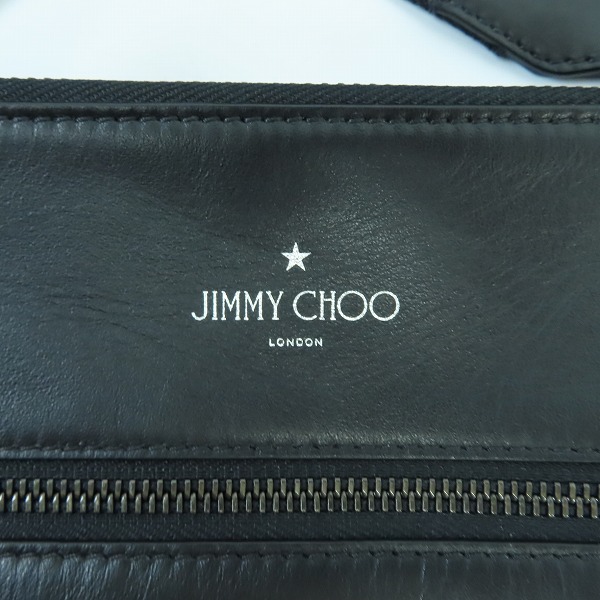 実際に弊社で買取させて頂いたJIMMY CHOO/ジミーチュウ  2WAY ナイロン クラッチバッグ/ショルダーバッグの画像 3枚目