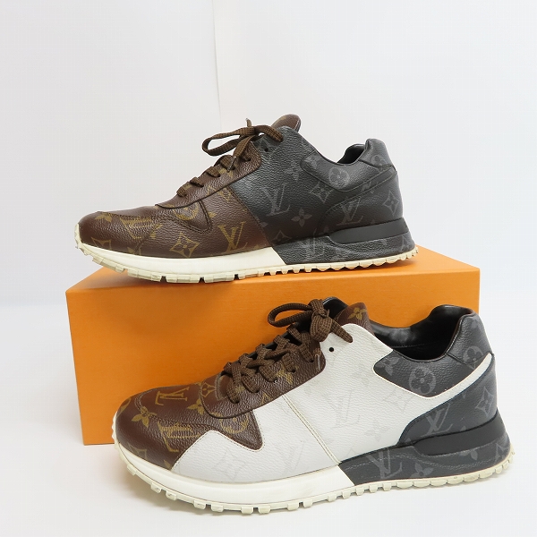 ルイヴィトン 1A3N7V モノグラム ランアウェイライン スニーカー