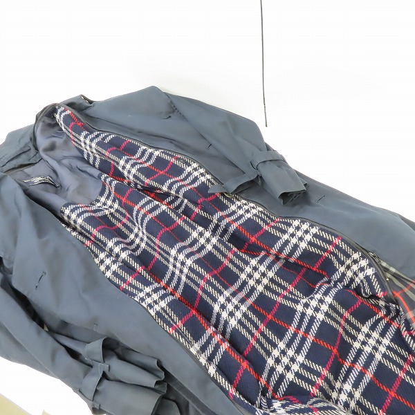 実際に弊社で買取させて頂いたBurberrys/バーバリーズ ライナー付き ウール/ロング丈 トレンチコートの画像 4枚目
