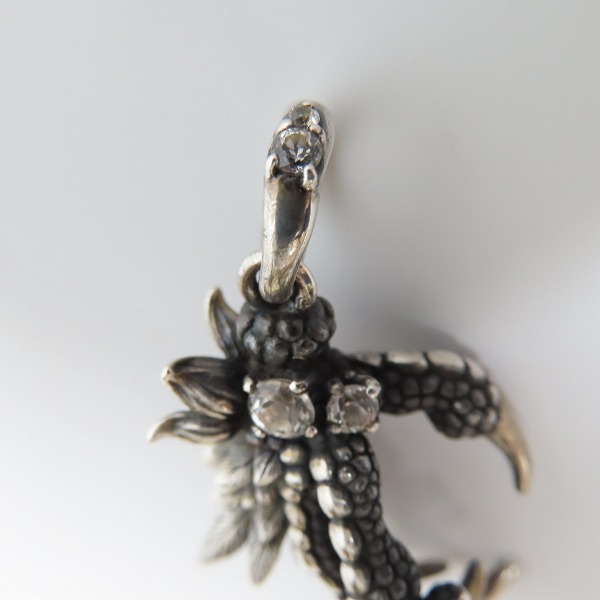 実際に弊社で買取させて頂いたBloody Mary/ブラッディマリー ナイトレイヴンペンダント ホワイトトパーズの画像 5枚目