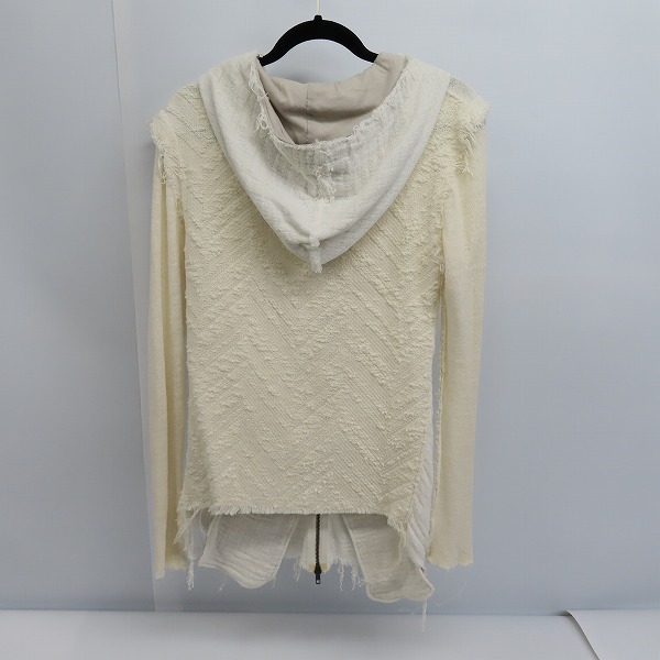 実際に弊社で買取させて頂いたL.G.B./ルグランブルー 切りっぱなし加工パーカー/0の画像 1枚目