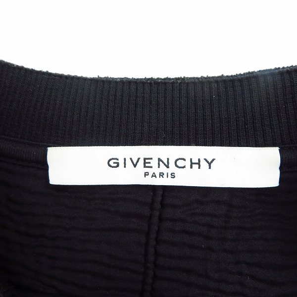 実際に弊社で買取させて頂いたGIVENCHY/ジバンシー 15W ダメージ加工 スウェット 長袖カットソー/トレーナー 7190 653/XLの画像 2枚目