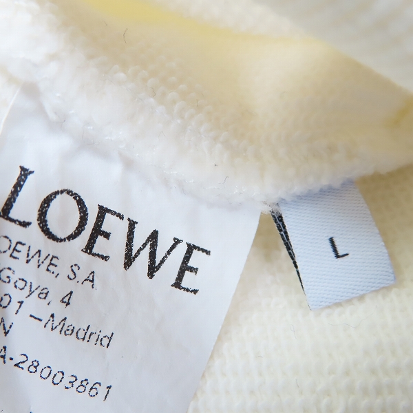 実際に弊社で買取させて頂いたLOEWE/ロエベ Beach Club ビーチクラブ スウェットトレーナー/Lの画像 3枚目