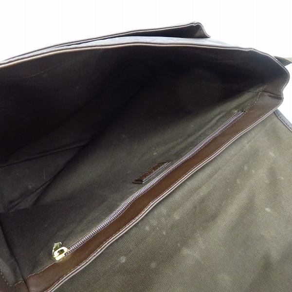 実際に弊社で買取させて頂いたLOEWE/ロエベ 160 ANIVERSARIO 160周年 ロゴ型押し レザーショルダーバッグの画像 3枚目