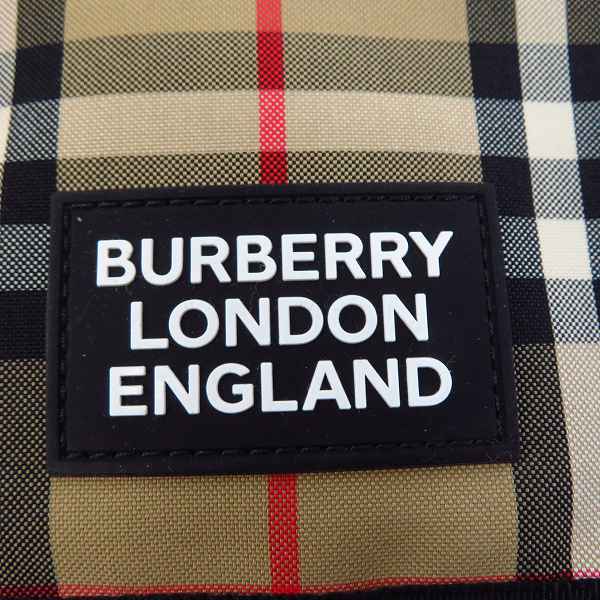 実際に弊社で買取させて頂いたBURBERRY/バーバリー 21AW ヴィンテージチェック ネックポーチ/ショルダーバッグ/サコッシュバッグの画像 5枚目