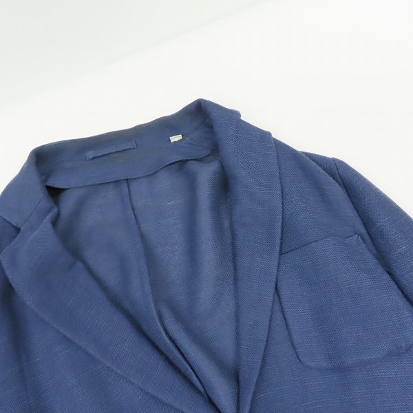実際に弊社で買取させて頂いたTOMORROWLAND/トゥモローランド PILGRIM リネン/レーヨン テーラードジャケット/46の画像 5枚目