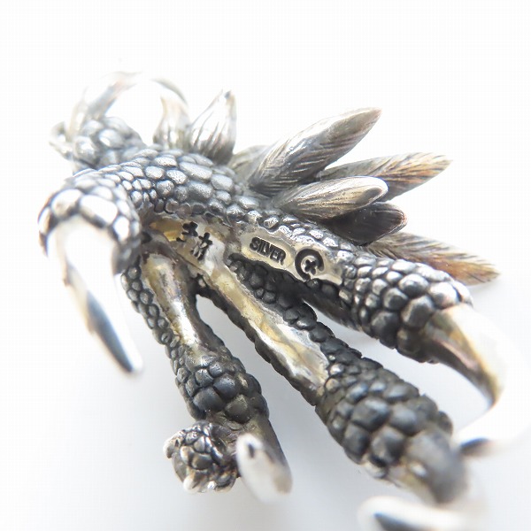 実際に弊社で買取させて頂いたBloody Mary/ブラッディマリー ナイトレイヴンペンダント ホワイトトパーズの画像 4枚目