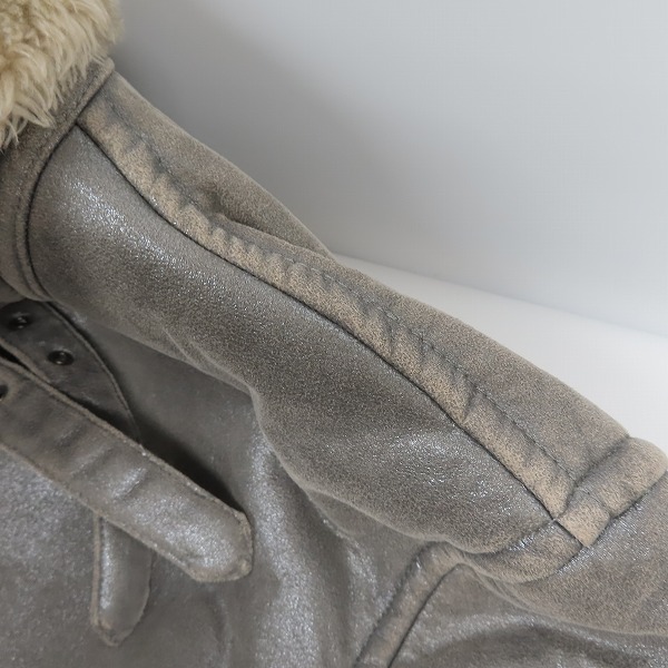 実際に弊社で買取させて頂いたARMANI EXCHANGE/アルマーニエクスチェンジ ムートンジャケット XLの画像 6枚目