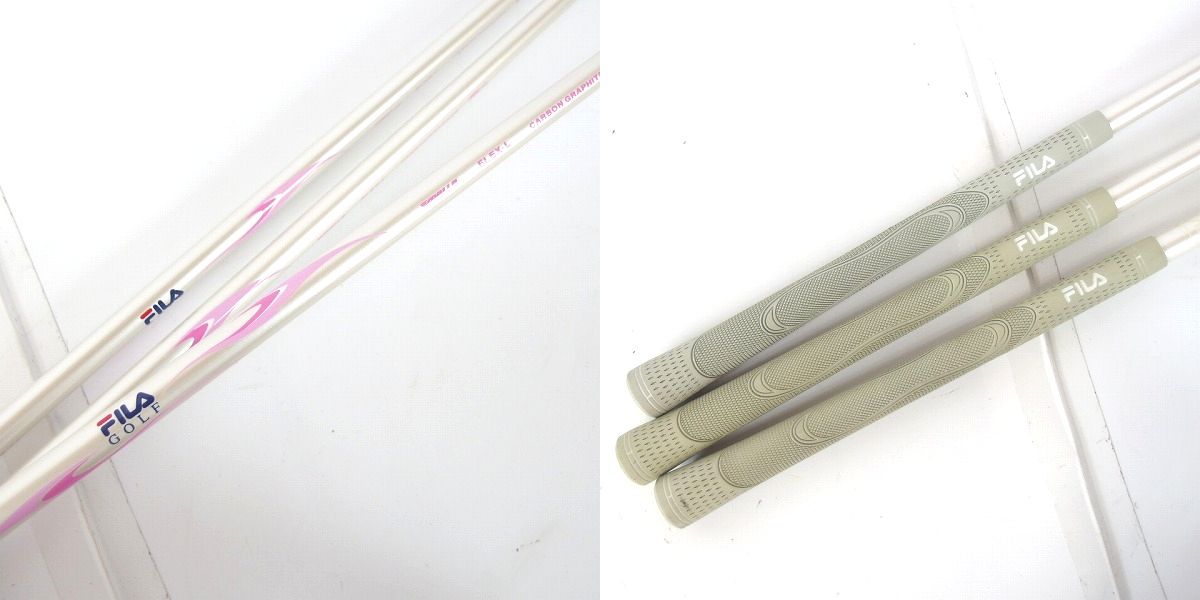 実際に弊社で買取させて頂いたFILA/フィラ レディースゴルフ 8本セット FLEX：L adidasキャディバッグ付きの画像 2枚目