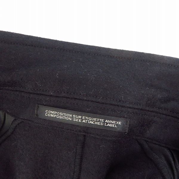 実際に弊社で買取させて頂いたYohji Yamamoto COSTUME DHOMME/ヨウジヤマモト 14AW フレイニースムース 2B テーラードジャケット/3の画像 4枚目