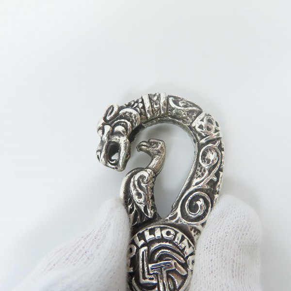 実際に弊社で買取させて頂いたLEATHERS AND TREASURES/レザーズアンドトレジャーズ ケルティックタイガー ウォレットチェーンの画像 6枚目