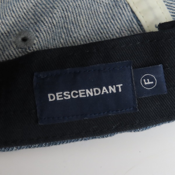 実際に弊社で買取させて頂いたDESCENDANT/ディセンダント デニムキャップ/Fの画像 3枚目