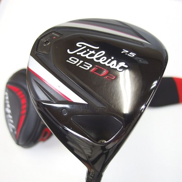 実際に弊社で買取させて頂いたTitleist/タイトリスト 913D2 1w/7.5° TourAD MT-7S ヘッドカバー付き