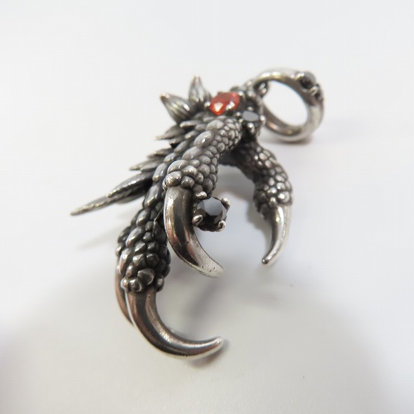 実際に弊社で買取させて頂いたBloody Mary/ブラッディマリー ナイトレイブンペンダント w/ファイヤーオパールの画像 5枚目