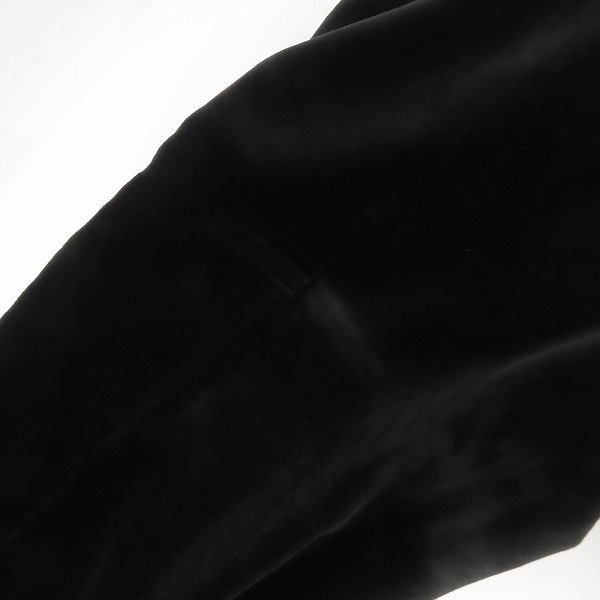 実際に弊社で買取させて頂いたKNOTT/ノット TOMORROWLAND/トゥモローランド ベロア セットアップスーツ ブラック/0の画像 7枚目