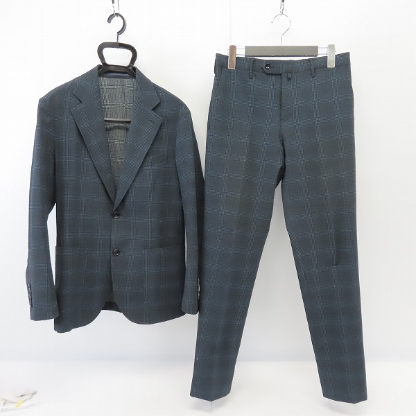 実際に弊社で買取させて頂いたEDIFICE/エディフィス セットアップスーツ チェック柄 20-010-300-2002-1-0/46